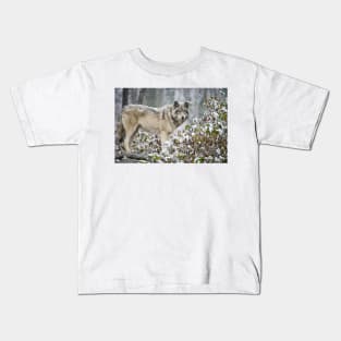 Gray Wolf Kids T-Shirt